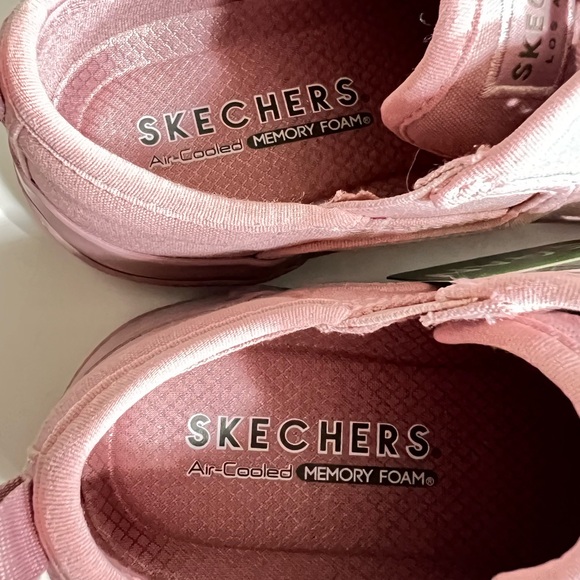 Skechers Pink Sneakers Size 6.5 Memory Foam Vegan - Picture 3 of 6